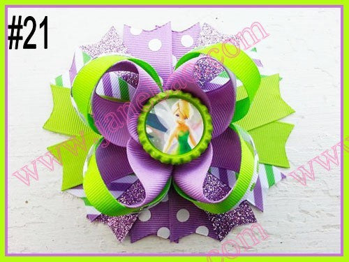 4.5"  Inspired Boutique Layered Hair Bow (50pcs/lot)