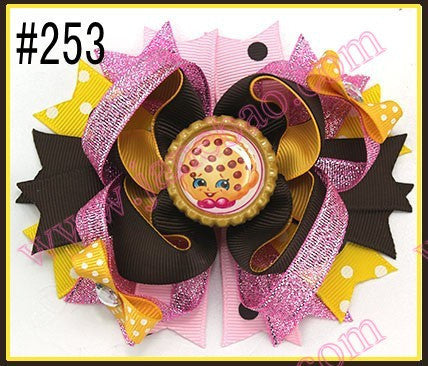 4.5"  Inspired Boutique Layered Hair Bow (50pcs/lot)