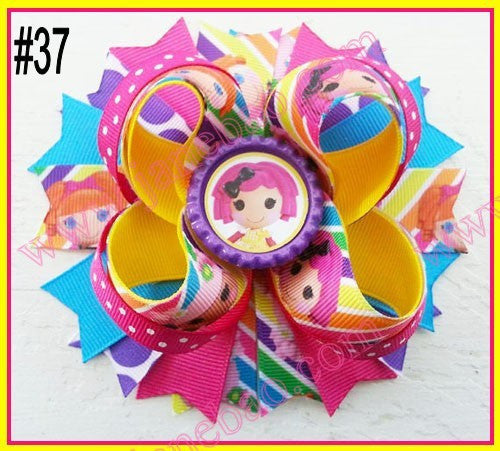 4.5"  Inspired Boutique Layered Hair Bow (50pcs/lot)