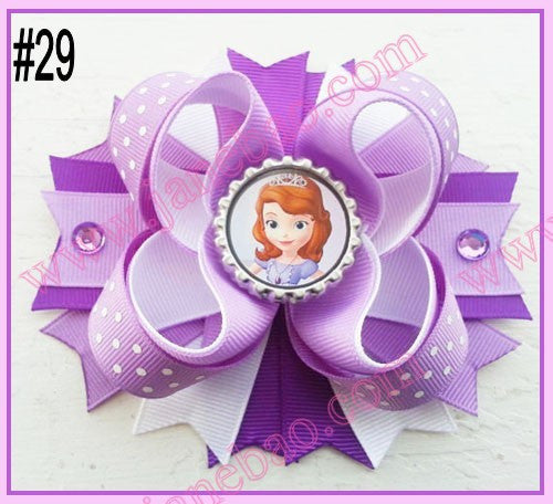 4.5"  Inspired Boutique Layered Hair Bow (50pcs/lot)