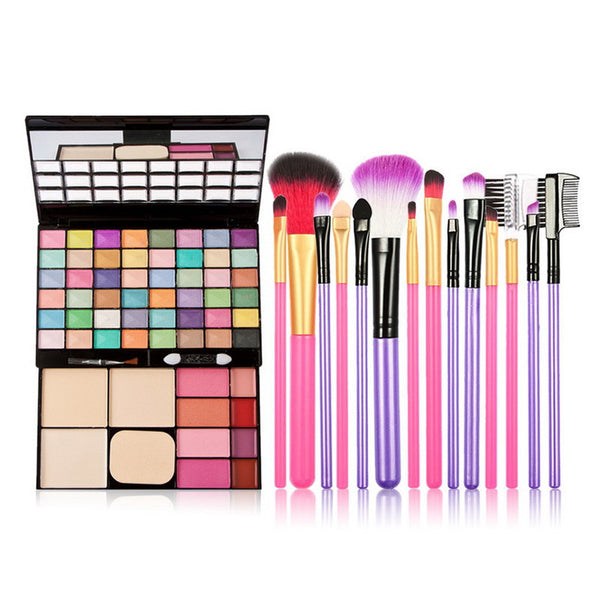 New Arrivals 48 Color Makeup Palette + 7 PCS Makeup Brush ST1