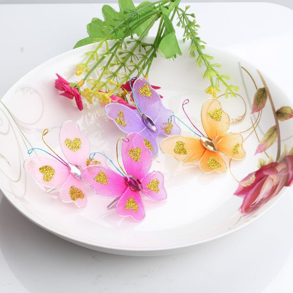 Chiffon Butterfly Baby Hairpins