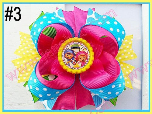 4.5"  Inspired Boutique Layered Hair Bow (50pcs/lot)