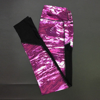 Women running tights sports push-up elastic sport pants