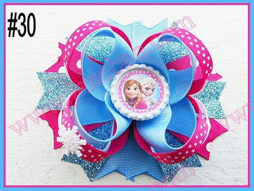 4.5"  Inspired Boutique Layered Hair Bow (50pcs/lot)