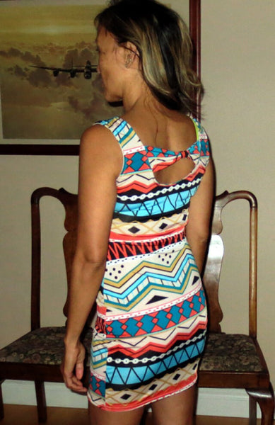 Dingtoll de volta populares Vestidos clube vestido