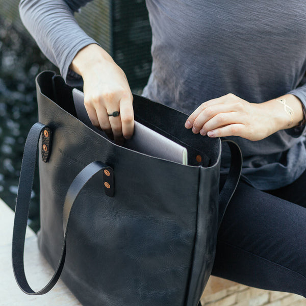 Vintage Tote Bag - Antique Black