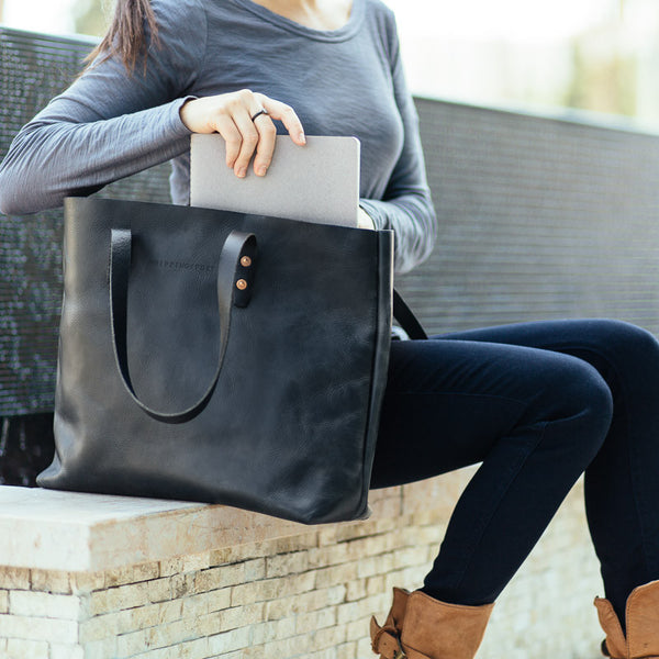 Vintage Tote Bag - Antique Black