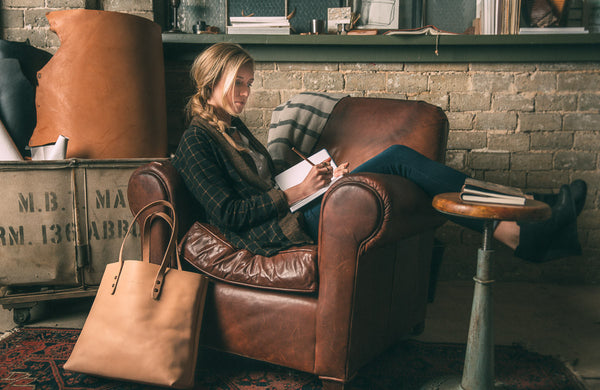 Vintage Tote Bag - Natural