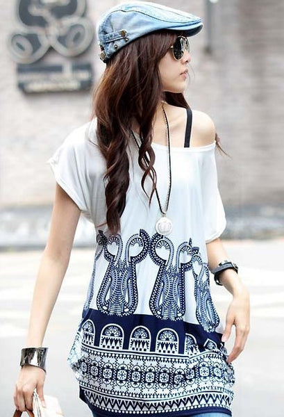 New 2016 donne di estate casual t-shirt vestiti della ragazza di modo